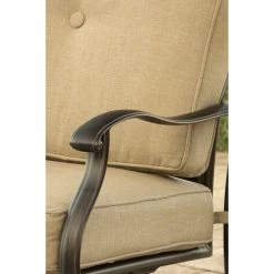 New! Hanover 2 pc. Traditions Deep Seating Cushioned Rocker Set in Tan -Hanover Sales 1982458 A6